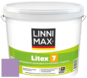Краска LINNIMAX LITEX 7 / ЛИННИМАКС ЛИТЕКС 7  (CAPAROL SAMTEX 7) латексная краска цвет NCS S 2040-R50B 