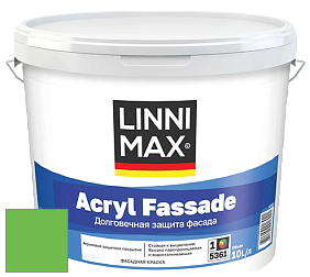 Краска LINNIMAX ACRYL FASSADE / ЛИННИМАКС АКРИЛ ФАССАДЕ (CAPAROL) акриловая фасадная краска цвет NCS S 0575-G20Y 