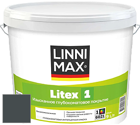 Краска LINNIMAX LITEX 1 / ЛИННИМАКС ЛИТЕКС 1 (CAPAROL SAMTEX 3) высокоэкологичная латексная краска цвет NCS S 8005-B20G 
