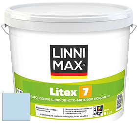 Краска LINNIMAX LITEX 7 / ЛИННИМАКС ЛИТЕКС 7  (CAPAROL SAMTEX 7) латексная краска цвет NCS S 0520-R90B 