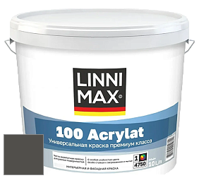 Краска LINNIMAX 100 ACRYLAT / ЛИННИМАКС 100 АКРИЛАТ (CAPAROL AMPHIBOLIN) акриловая краска цвет Jura 10 