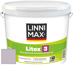 Краска LINNIMAX LITEX 3 / ЛИННИМАКС ЛИТЕКС 3 (ALPINA PREMIUM WAND) латексная краска цвет NCS S 2010-R40B 
