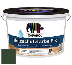 Краска CAPAROL HOLZSCHUTZFARBE PRO краска для древесины акриловая кроющая универсальная. цвет RAL 6020 