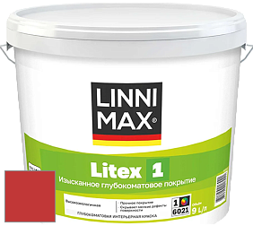 Краска LINNIMAX LITEX 1 / ЛИННИМАКС ЛИТЕКС 1 (CAPAROL SAMTEX 3) высокоэкологичная латексная краска цвет NCS S 1085-Y90R 