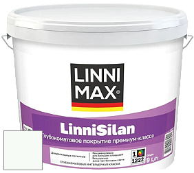 Краска LINNIMAX LinniSilan /ЛИННИМАКС ЛинниСилан (CAPAROL CAPASILAN) глубокоматовая краска цвет RAL 9016 