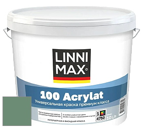 Краска LINNIMAX 100 ACRYLAT / ЛИННИМАКС 100 АКРИЛАТ (CAPAROL AMPHIBOLIN) акриловая краска цвет Malachit 45 