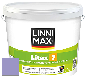 Краска LINNIMAX LITEX 7 / ЛИННИМАКС ЛИТЕКС 7  (CAPAROL SAMTEX 7) латексная краска цвет NCS S 2040-R60B 