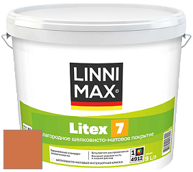 Краска LINNIMAX LITEX 7 / ЛИННИМАКС ЛИТЕКС 7  (CAPAROL SAMTEX 7) латексная краска цвет NCS S 2060-Y50R 