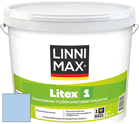 Краска LINNIMAX LITEX 1 / ЛИННИМАКС ЛИТЕКС 1 (CAPAROL SAMTEX 3) высокоэкологичная латексная краска цвет NCS S 0530-R80B 