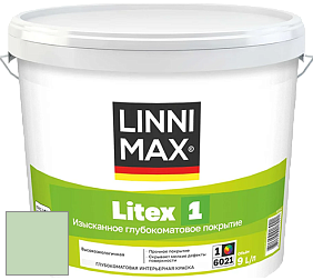 Краска LINNIMAX LITEX 1 / ЛИННИМАКС ЛИТЕКС 1 (CAPAROL SAMTEX 3) высокоэкологичная латексная краска цвет NCS S 1020-G20Y 