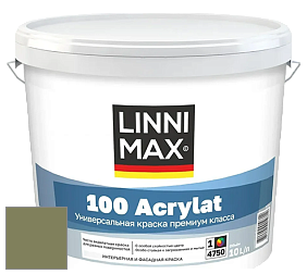 Краска LINNIMAX 100 ACRYLAT / ЛИННИМАКС 100 АКРИЛАТ (CAPAROL AMPHIBOLIN) акриловая краска цвет Tundra 75 