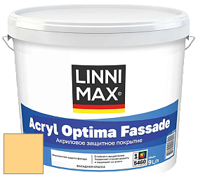Краска LINNIMAX ACRYL OPTIMA FASSADE / ЛИННИМАКС АКРИЛ ОПТИМА ФАСАД (ALPINA) акриловая краска цвет NCS S 0540-Y10R 