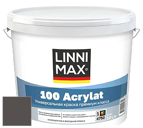 Краска LINNIMAX 100 ACRYLAT / ЛИННИМАКС 100 АКРИЛАТ (CAPAROL AMPHIBOLIN) акриловая краска цвет Ferro 10 