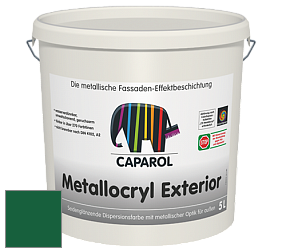 Краска Capadecor Metallocryl Exterior/Кападекор Металлакрил Экстериор шелковисто-глянцевая краска цвет Malachit 65 