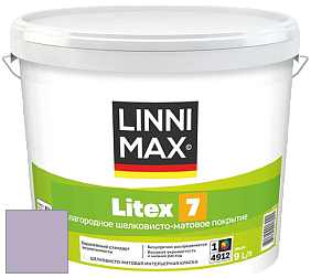 Краска LINNIMAX LITEX 7 / ЛИННИМАКС ЛИТЕКС 7  (CAPAROL SAMTEX 7) латексная краска цвет NCS S 2020-R50B 