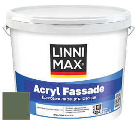 Краска LINNIMAX ACRYL FASSADE / ЛИННИМАКС АКРИЛ ФАССАДЕ (CAPAROL) акриловая фасадная краска цвет NCS S 6020-G30Y 