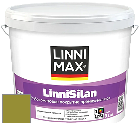 Краска LINNIMAX LinniSilan /ЛИННИМАКС ЛинниСилан (CAPAROL CAPASILAN) глубокоматовая краска цвет NCS S 3060-G60Y 