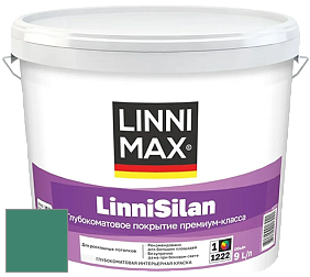 Краска LINNIMAX LinniSilan /ЛИННИМАКС ЛинниСилан (CAPAROL CAPASILAN) глубокоматовая краска цвет NCS S 4040-B90G 
