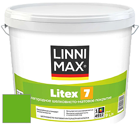 Краска LINNIMAX LITEX 7 / ЛИННИМАКС ЛИТЕКС 7  (CAPAROL SAMTEX 7) латексная краска цвет Laser 60 