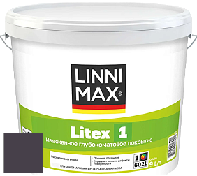 Краска LINNIMAX LITEX 1 / ЛИННИМАКС ЛИТЕКС 1 (CAPAROL SAMTEX 3) высокоэкологичная латексная краска цвет NCS S 8010-R50B 