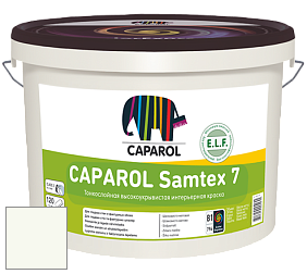 Краска CAPAROL Samtex 7 E.L.F. / КАПАРОЛ Самтекс 7 шелковисто-матовая краска цвет RAL 9010 