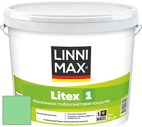 Краска LINNIMAX LITEX 1 / ЛИННИМАКС ЛИТЕКС 1 (CAPAROL SAMTEX 3) высокоэкологичная латексная краска цвет NCS S 0550-G10Y 