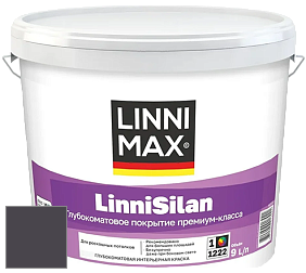 Краска LINNIMAX LinniSilan /ЛИННИМАКС ЛинниСилан (CAPAROL CAPASILAN) глубокоматовая краска цвет NCS S 8005-R50B 