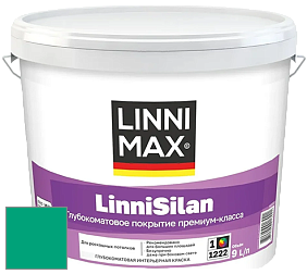 Краска LINNIMAX LinniSilan /ЛИННИМАКС ЛинниСилан (CAPAROL CAPASILAN) глубокоматовая краска цвет NCS S 2060-B90G 