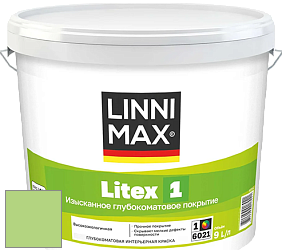 Краска LINNIMAX LITEX 1 / ЛИННИМАКС ЛИТЕКС 1 (CAPAROL SAMTEX 3) высокоэкологичная латексная краска цвет NCS S 0550-G30Y 
