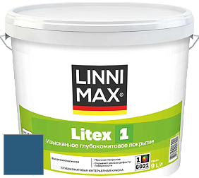 Краска LINNIMAX LITEX 1 / ЛИННИМАКС ЛИТЕКС 1 (CAPAROL SAMTEX 3) высокоэкологичная латексная краска цвет NCS S 5040-R90B 