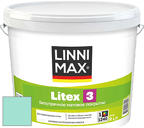Краска LINNIMAX LITEX 3 / ЛИННИМАКС ЛИТЕКС 3 (ALPINA PREMIUM WAND) латексная краска цвет NCS S 0530-B70G 
