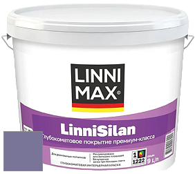 Краска LINNIMAX LinniSilan /ЛИННИМАКС ЛинниСилан (CAPAROL CAPASILAN) глубокоматовая краска цвет NCS S 4030-R60B 