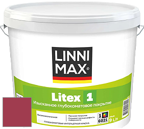Краска LINNIMAX LITEX 1 / ЛИННИМАКС ЛИТЕКС 1 (CAPAROL SAMTEX 3) высокоэкологичная латексная краска цвет NCS S 2070-R10B 