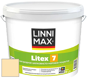 Краска LINNIMAX LITEX 7 / ЛИННИМАКС ЛИТЕКС 7  (CAPAROL SAMTEX 7) латексная краска цвет NCS S 0520-Y10R 