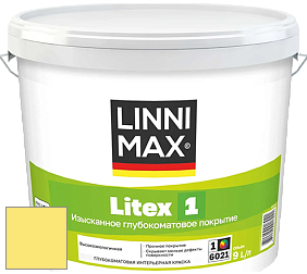 Краска LINNIMAX LITEX 1 / ЛИННИМАКС ЛИТЕКС 1 (CAPAROL SAMTEX 3) высокоэкологичная латексная краска цвет Citrus 110 