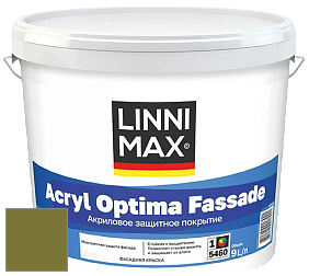 Краска LINNIMAX ACRYL OPTIMA FASSADE / ЛИННИМАКС АКРИЛ ОПТИМА ФАСАД (ALPINA) акриловая краска цвет NCS S 4550-G60Y 