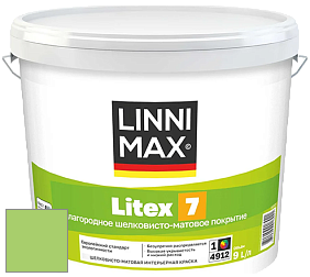 Краска LINNIMAX LITEX 7 / ЛИННИМАКС ЛИТЕКС 7  (CAPAROL SAMTEX 7) латексная краска цвет NCS S 0560-G30Y 