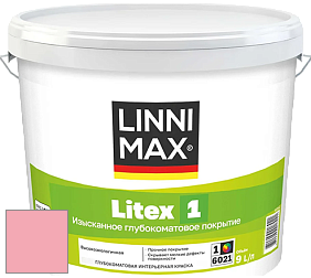 Краска LINNIMAX LITEX 1 / ЛИННИМАКС ЛИТЕКС 1 (CAPAROL SAMTEX 3) высокоэкологичная латексная краска цвет NCS S 0540-R10B 