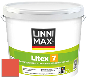 Краска LINNIMAX LITEX 7 / ЛИННИМАКС ЛИТЕКС 7  (CAPAROL SAMTEX 7) латексная краска цвет NCS S 0580-Y80R 