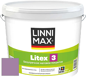 Краска LINNIMAX LITEX 3 / ЛИННИМАКС ЛИТЕКС 3 (ALPINA PREMIUM WAND) латексная краска цвет Viola 115 