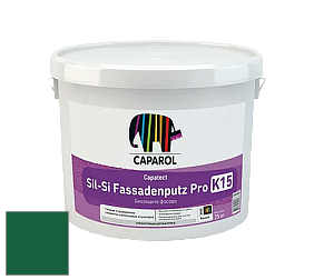 Краска Caparol Capatect Fassadenputz Sil-Si Pro / Капарол Капатек штукатурка структурная камешковая 25 кг. цвет Malachit 65 