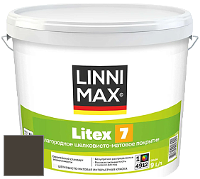Краска LINNIMAX LITEX 7 / ЛИННИМАКС ЛИТЕКС 7  (CAPAROL SAMTEX 7) латексная краска цвет Palazzo 65 