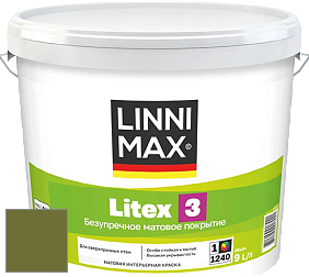 Краска LINNIMAX LITEX 3 / ЛИННИМАКС ЛИТЕКС 3 (ALPINA PREMIUM WAND) латексная краска цвет NCS S 4550-G50Y 