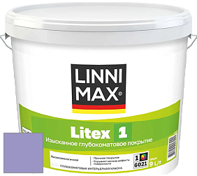 Краска LINNIMAX LITEX 1 / ЛИННИМАКС ЛИТЕКС 1 (CAPAROL SAMTEX 3) высокоэкологичная латексная краска цвет NCS S 2040-R60B 
