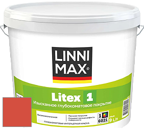 Краска LINNIMAX LITEX 1 / ЛИННИМАКС ЛИТЕКС 1 (CAPAROL SAMTEX 3) высокоэкологичная латексная краска цвет NCS S 1080-Y80R 
