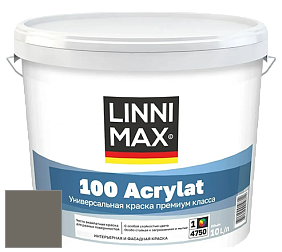Краска LINNIMAX 100 ACRYLAT / ЛИННИМАКС 100 АКРИЛАТ (CAPAROL AMPHIBOLIN) акриловая краска цвет Schiefer 12 
