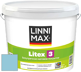 Краска LINNIMAX LITEX 3 / ЛИННИМАКС ЛИТЕКС 3 (ALPINA PREMIUM WAND) латексная краска цвет NCS S 1030-B 