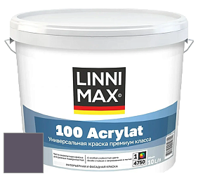 Краска LINNIMAX 100 ACRYLAT / ЛИННИМАКС 100 АКРИЛАТ (CAPAROL AMPHIBOLIN) акриловая краска цвет Velvet 10 