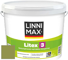 Краска LINNIMAX LITEX 3 / ЛИННИМАКС ЛИТЕКС 3 (ALPINA PREMIUM WAND) латексная краска цвет NCS S 3050-G50Y 