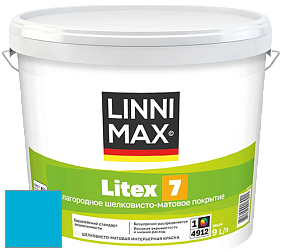 Краска LINNIMAX LITEX 7 / ЛИННИМАКС ЛИТЕКС 7  (CAPAROL SAMTEX 7) латексная краска цвет NCS S 1060-B 